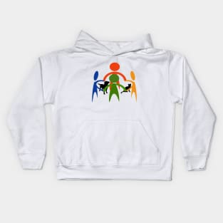 Stickman unity Kids Hoodie